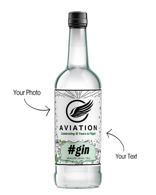 Custom #Gin Bottle - Local Pick Up Only